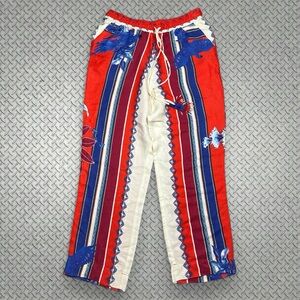 FARM RIO Macaw-Print Scarf Pants